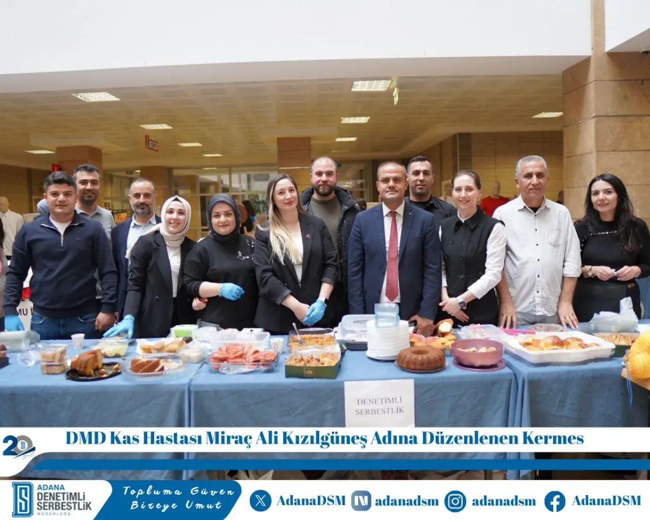 Adana'da DMD Hastası Miraç Ali için Denetimli Serbestlikten Anlamlı Kermes Adana'da DMD Hastası Miraç Ali için Denetimli Serbestlikten Anlamlı Kermes