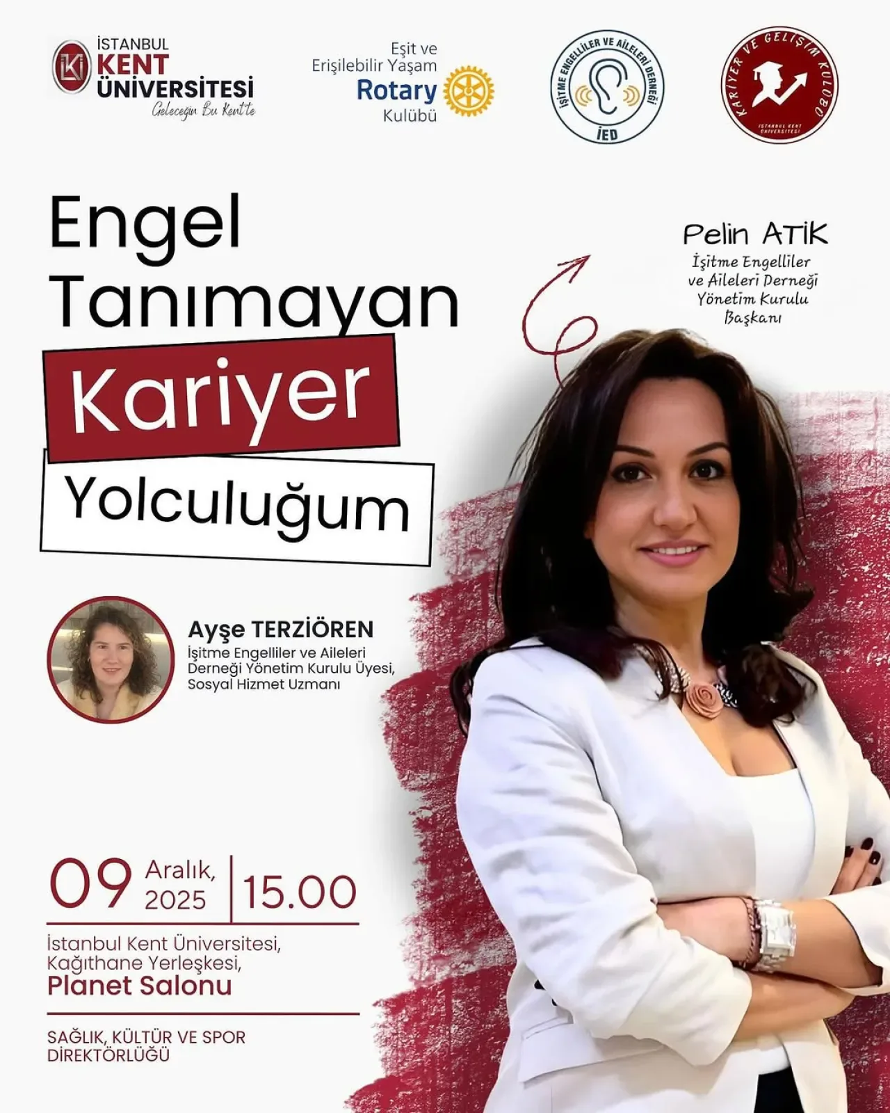 İstanbul Kent Üniversitesi'nde "Engel Tanımayan Kariyer Yolculuğum" Söyleşisi İstanbul Kent Üniversitesi'nde "Engel Tanımayan Kariyer Yolculuğum" Söyleşisi