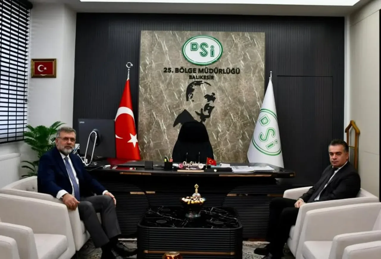 Kepsut Belediye Başkanı, DSİ 25. Bölge Müdürlüğü'nü Ziyaret Etti Kepsut Belediye Başkanı, DSİ 25. Bölge Müdürlüğü'nü Ziyaret Etti