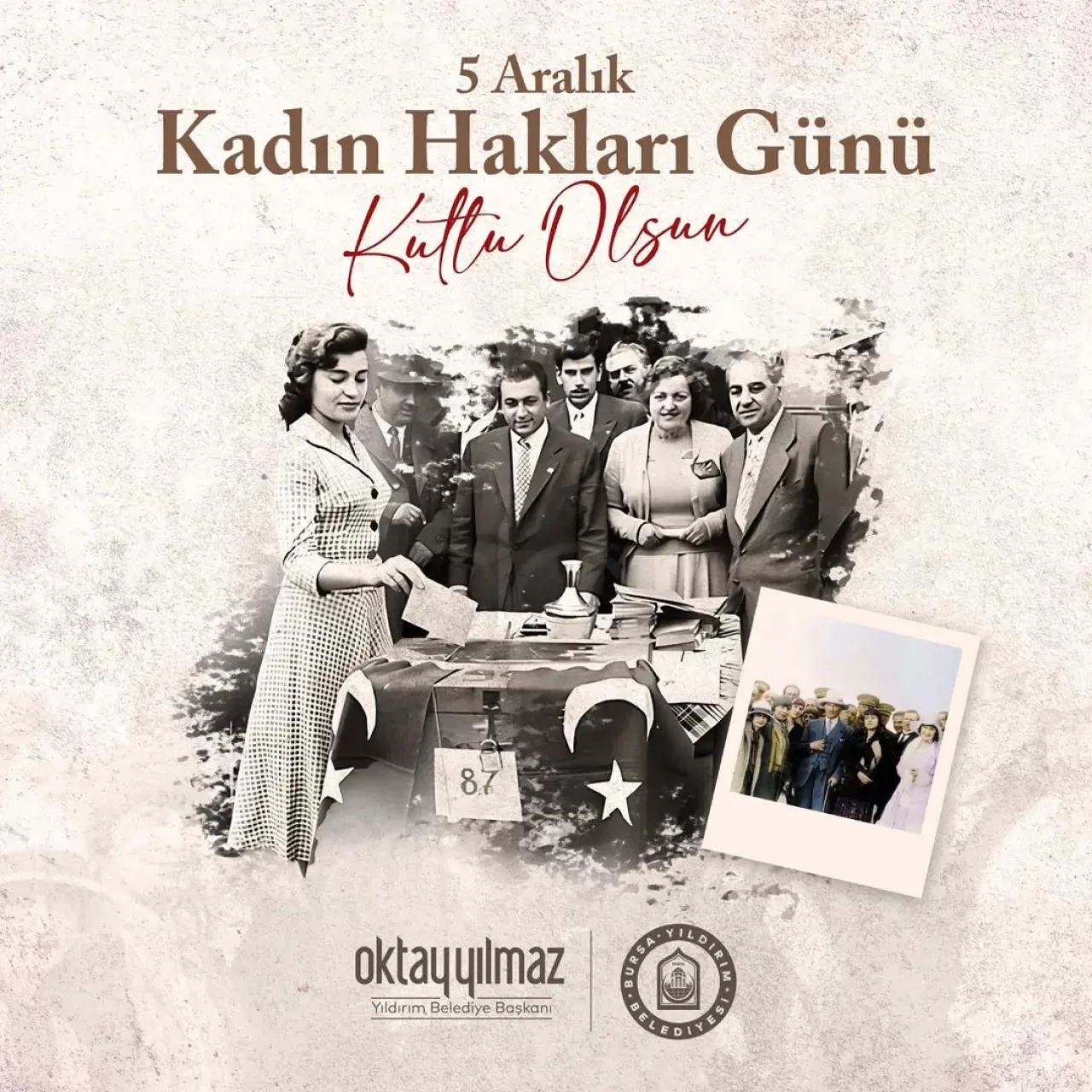 Bursa Yıldırım Belediye Başkanı Oktay Yılmaz'tan 5 Aralık Kadın Hakları Günü Mesajı Bursa Yıldırım Belediye Başkanı Oktay Yılmaz'tan 5 Aralık Kadın Hakları Günü Mesajı