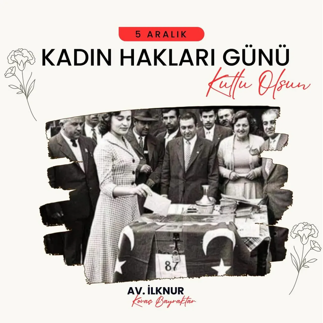 AK Parti Bayrampaşa Belediye Başkan Adayı İlknur Kovaç Bayraktar, Kadınların Seçme ve Seçilme Hakkının Yıldönümünü Kutladı AK Parti Bayrampaşa Belediye Başkan Adayı İlknur Kovaç Bayraktar, Kadınların Seçme ve Seçilme Hakkının Yıldönümünü Kutladı