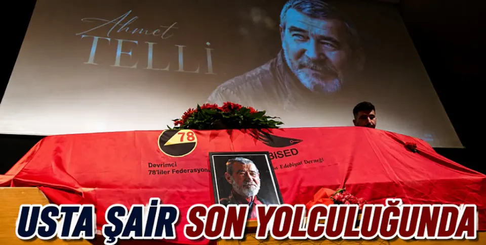 Şair Ahmet Telli Ankara'da son yolculuğuna uğurlanıyor görseli