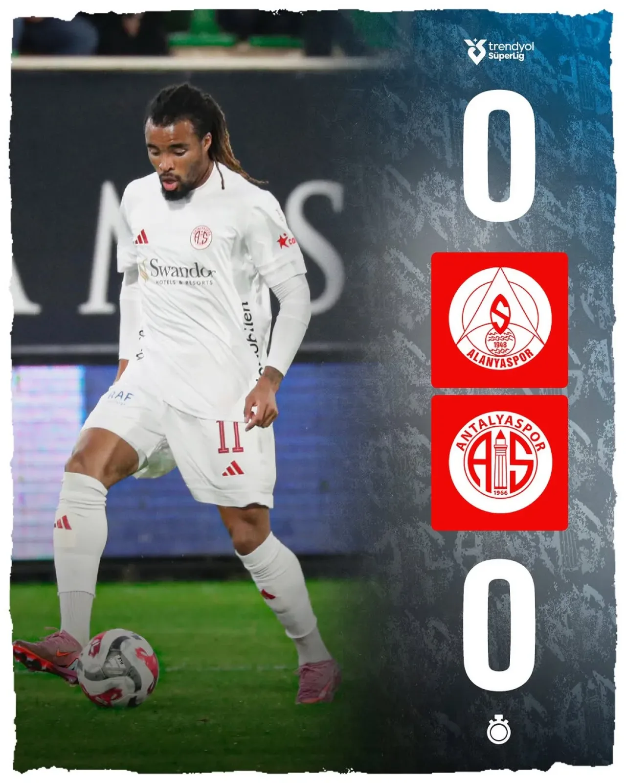 Antalyaspor, Alanyaspor Karşısında Deplasmanda Berabere Kaldı Antalyaspor, Alanyaspor Karşısında Deplasmanda Berabere Kaldı