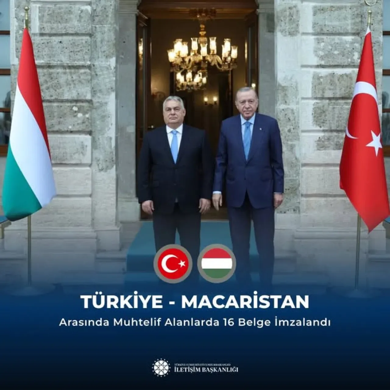 Türkiye ve Macaristan Arasında 16 İş Birliği Anlaşması İmzalandı Türkiye ve Macaristan Arasında 16 İş Birliği Anlaşması İmzalandı