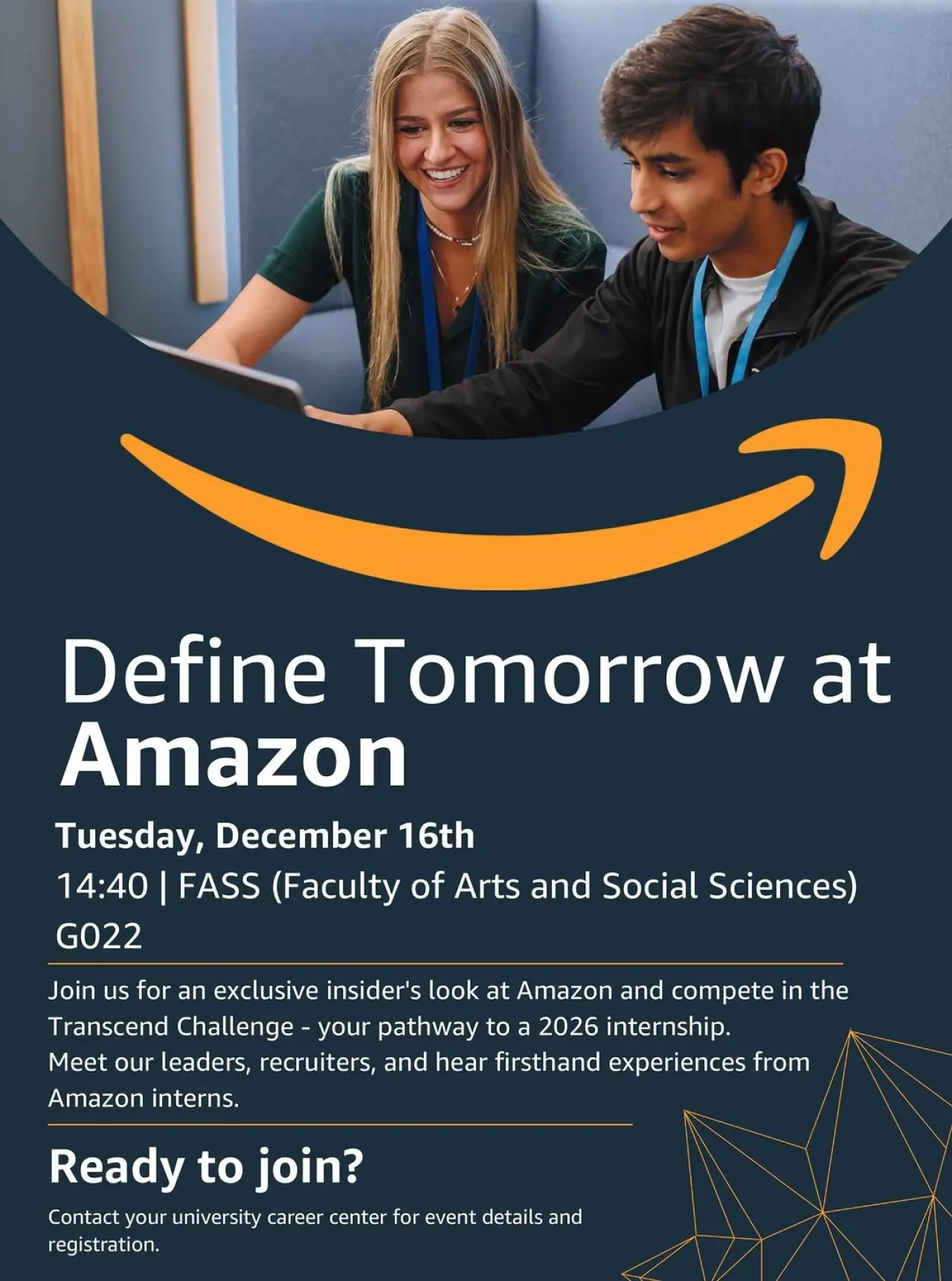 Amazon, Sabancı Üniversitesi'nde Transcend Challenge'ı Başlatıyor Amazon, Sabancı Üniversitesi'nde Transcend Challenge'ı Başlatıyor