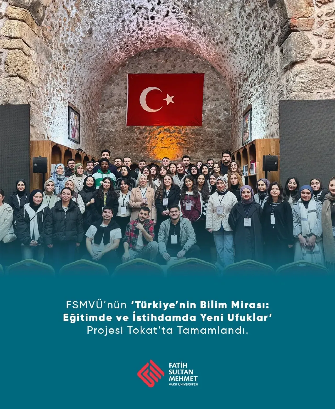 Fatih Sultan Mehmet Vakıf Üniversitesi'nin Bilim Mirası Projesi Tokat'ta Tamamlandı Fatih Sultan Mehmet Vakıf Üniversitesi'nin Bilim Mirası Projesi Tokat'ta Tamamlandı