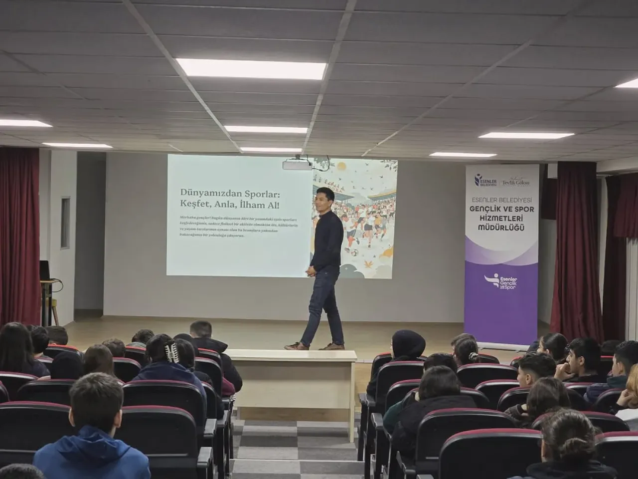 Esenler'de Uluslararası Öğrencilerden "Dünyadan Sporlar" Projesi Esenler'de Uluslararası Öğrencilerden "Dünyadan Sporlar" Projesi