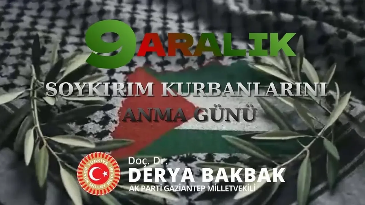 Gaziantep Milletvekili Derya Bakbak'dan Soykırım İddiaları ve Gazze Vurgusu Gaziantep Milletvekili Derya Bakbak'dan Soykırım İddiaları ve Gazze Vurgusu