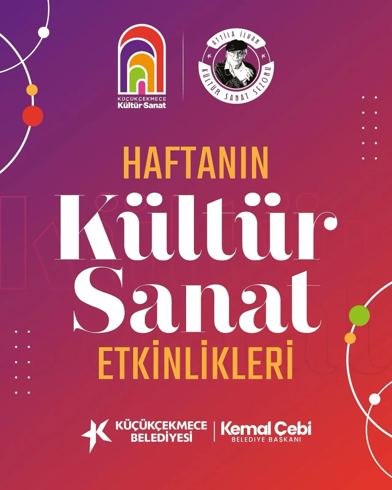 Küçükçekmece'de Kültür Sanat Haftası Başlıyor: Etkinlik Takvimi Yayınlandı Küçükçekmece'de Kültür Sanat Haftası Başlıyor: Etkinlik Takvimi Yayınlandı