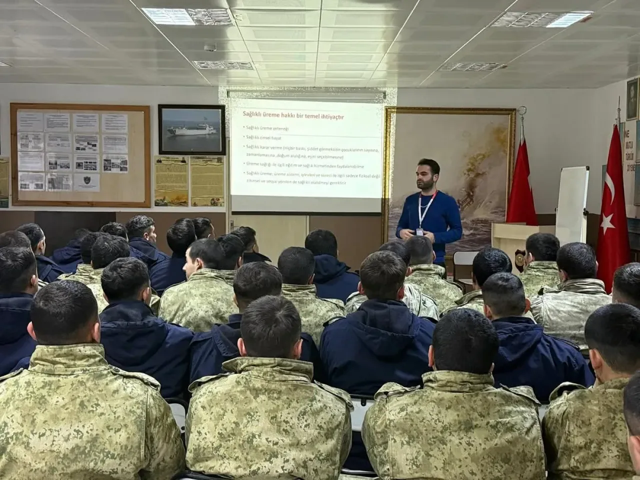 Beykoz'da Er ve Erbaşlara Üreme Sağlığı Eğitimi Verildi Beykoz'da Er ve Erbaşlara Üreme Sağlığı Eğitimi Verildi