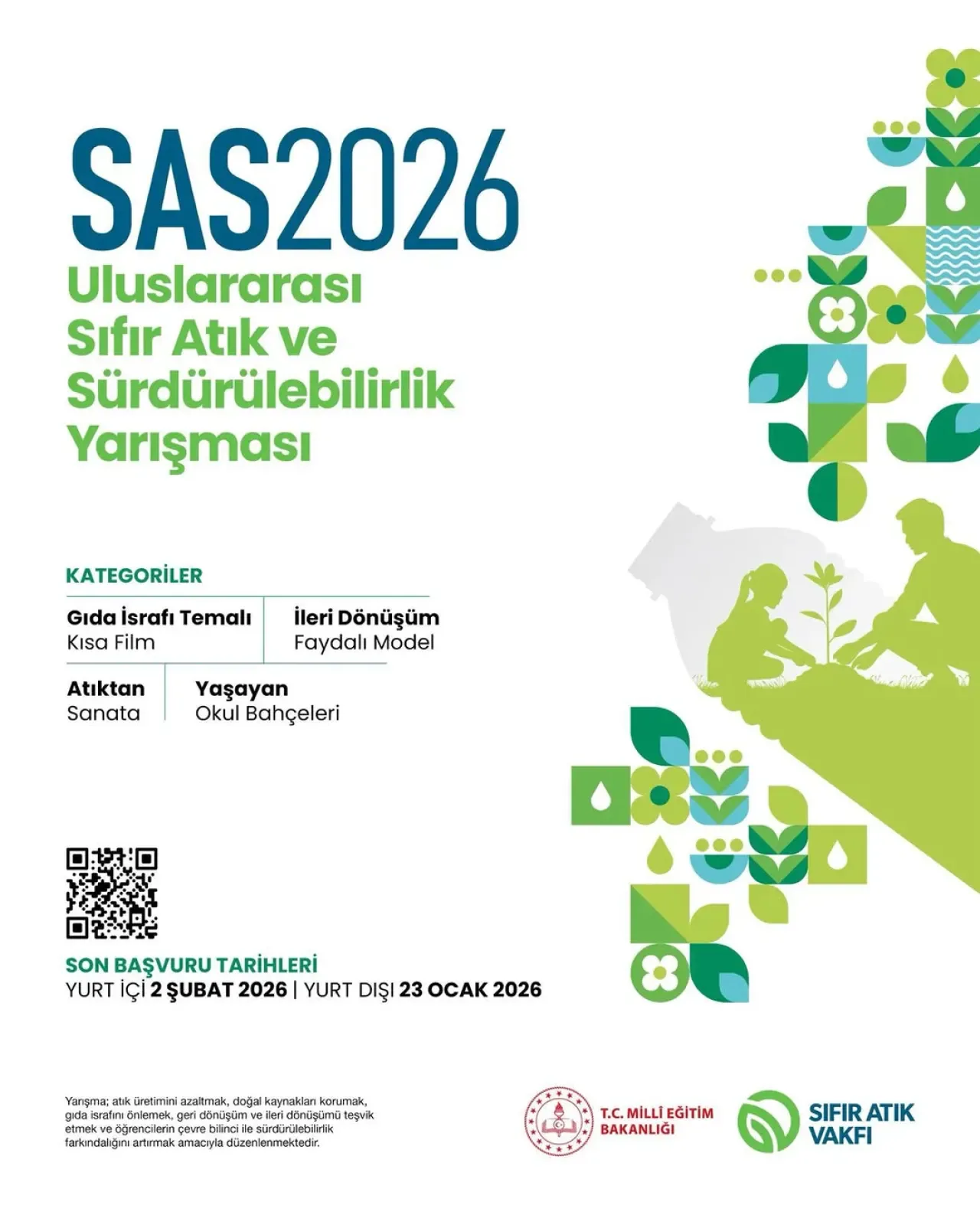 Uluslararası Sıfır Atık ve Sürdürülebilirlik Yarışması 2026 İçin Başvurular Açıldı Uluslararası Sıfır Atık ve Sürdürülebilirlik Yarışması 2026 İçin Başvurular Açıldı