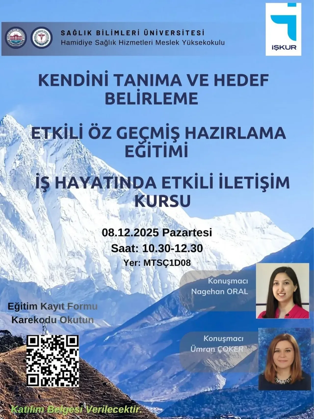 SBÜ Hamidiye SHMYO'da Öğrencilere Kariyer Yolculuğunda Rehberlik Eden Eğitim SBÜ Hamidiye SHMYO'da Öğrencilere Kariyer Yolculuğunda Rehberlik Eden Eğitim