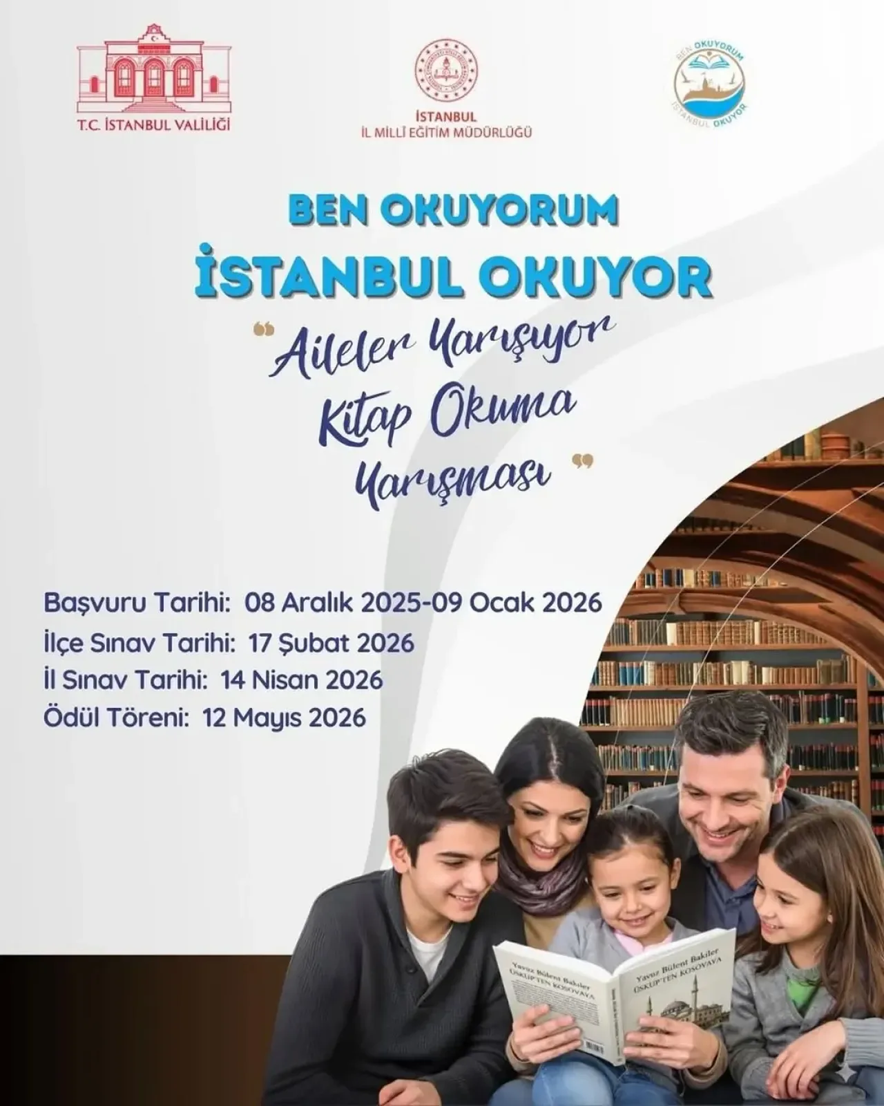Ümraniye'de Aileler Yarışıyor Kitap Okuma Yarışması Başlıyor Ümraniye'de Aileler Yarışıyor Kitap Okuma Yarışması Başlıyor
