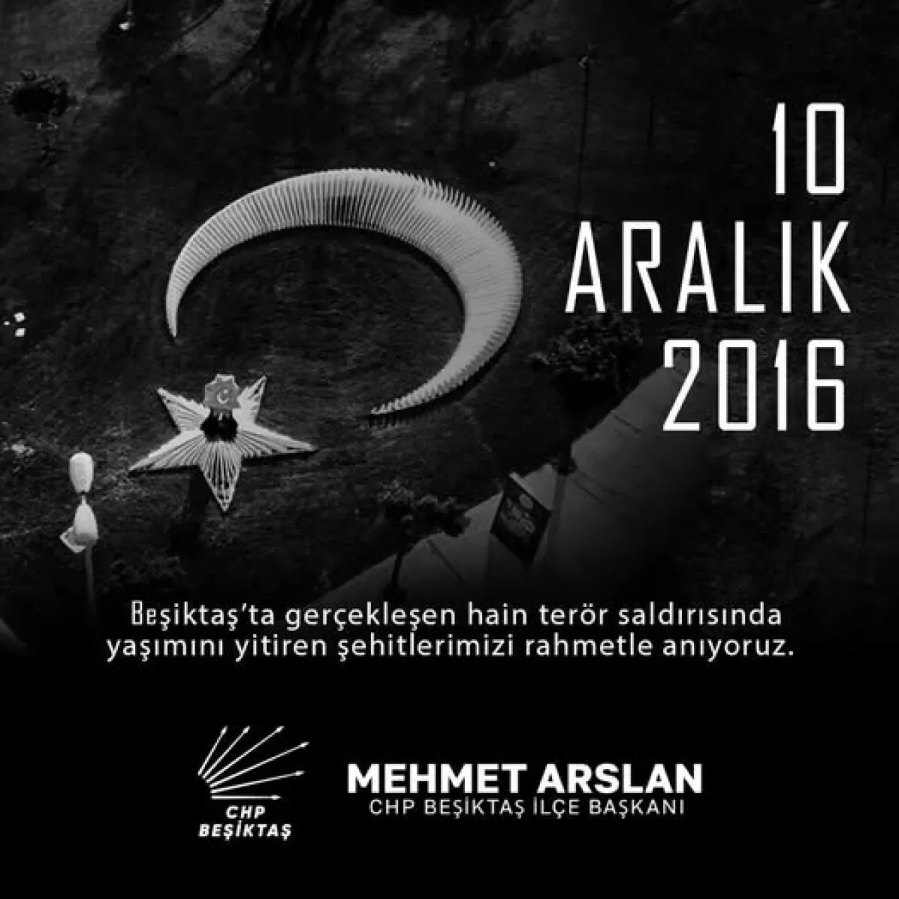 Beşiktaş'taki Hain Terör Saldırısı 9. Yılında Anıldı Beşiktaş'taki Hain Terör Saldırısı 9. Yılında Anıldı