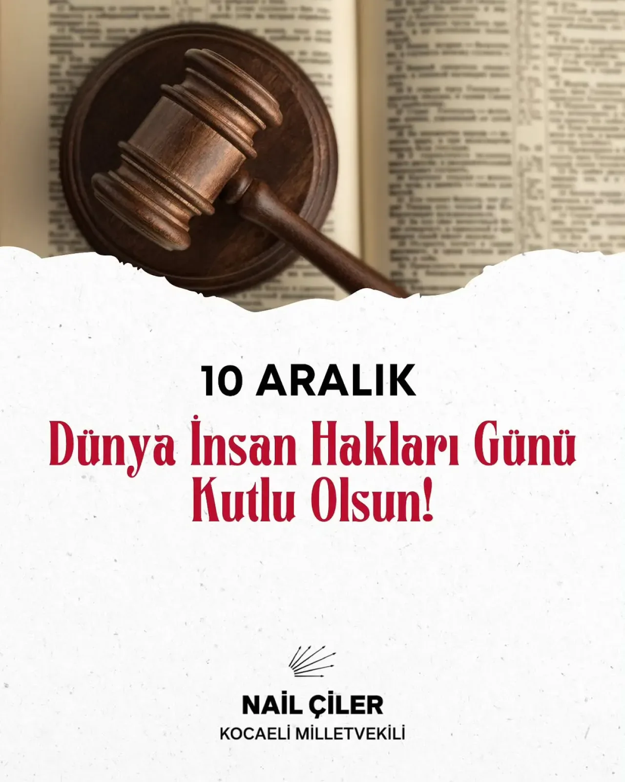 CHP'li Çiler'den 10 Aralık Dünya İnsan Hakları Günü Mesajı CHP'li Çiler'den 10 Aralık Dünya İnsan Hakları Günü Mesajı