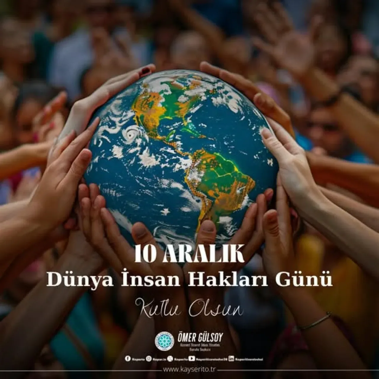 Kayseri Ticaret Odası'ndan 10 Aralık Dünya İnsan Hakları Günü Mesajı Kayseri Ticaret Odası'ndan 10 Aralık Dünya İnsan Hakları Günü Mesajı