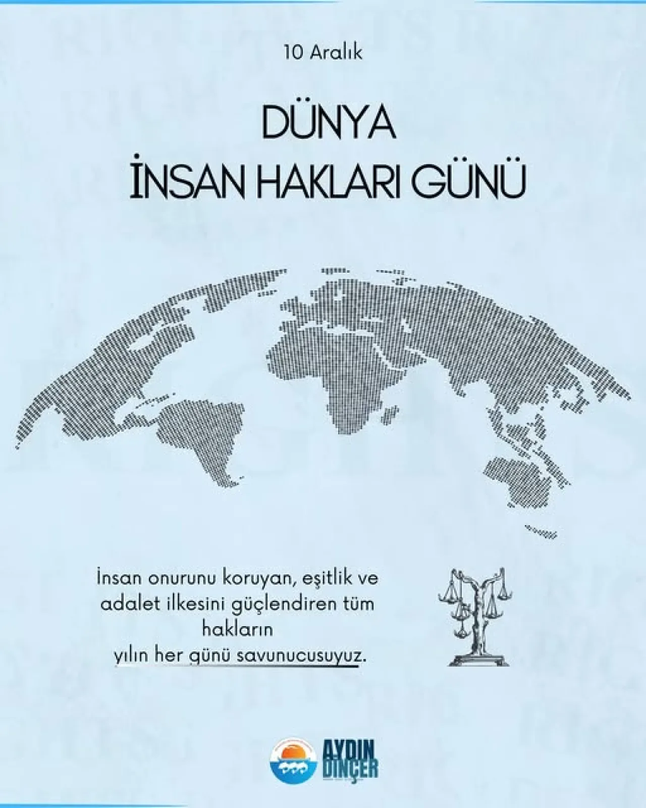 Marmara Adalar'da 10 Aralık Dünya İnsan Hakları Günü Mesajı Marmara Adalar'da 10 Aralık Dünya İnsan Hakları Günü Mesajı