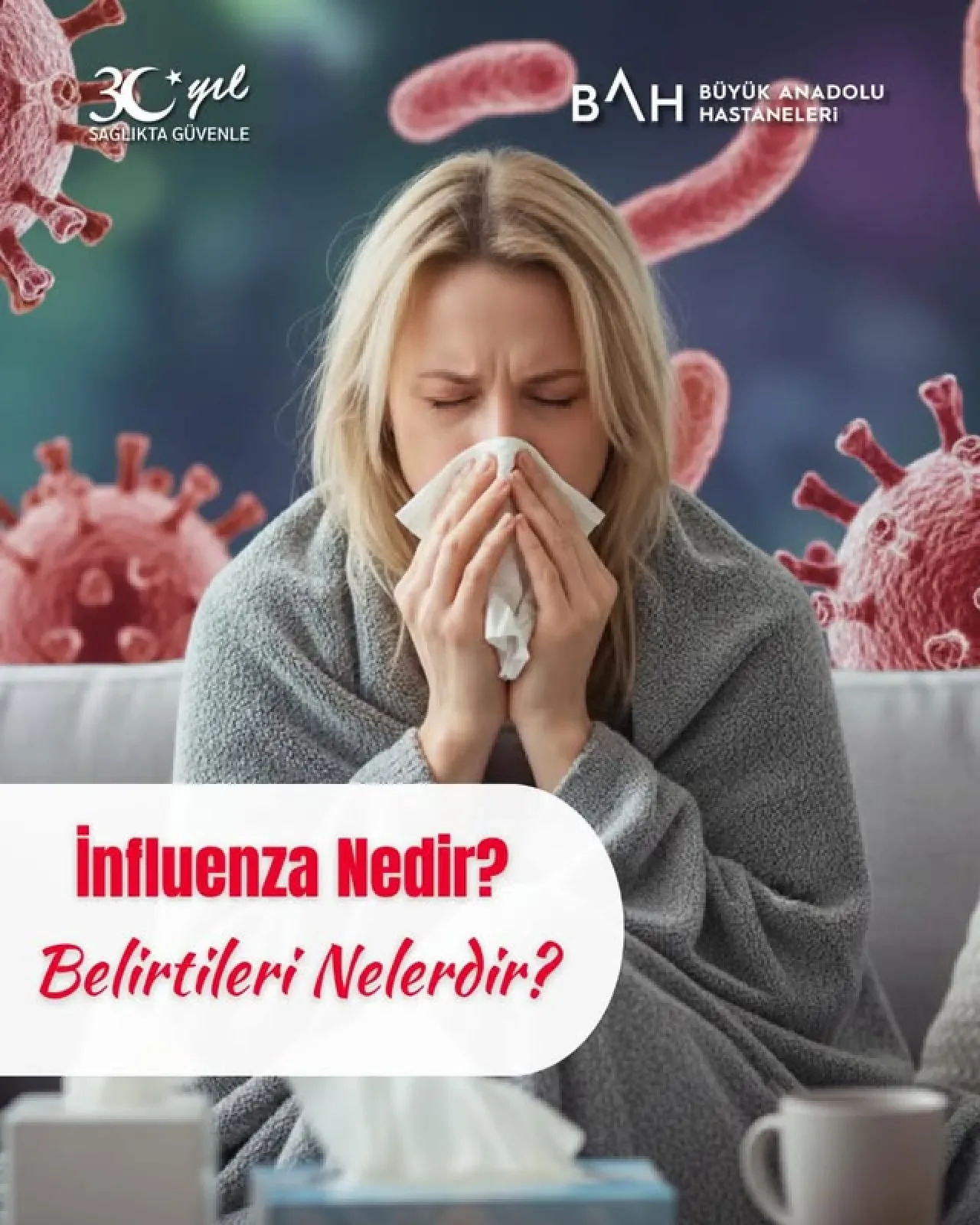 Grip Mevsimi Geldi: İnfluenza Belirtileri ve Korunma Yöntemleri Grip Mevsimi Geldi: İnfluenza Belirtileri ve Korunma Yöntemleri