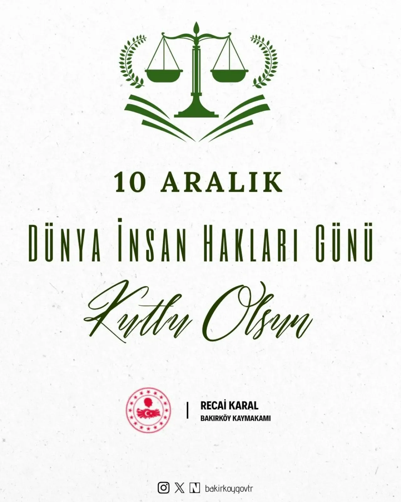 10 Aralık Dünya İnsan Hakları Günü'nde Eşitlik ve Özgürlük Vurgusu 10 Aralık Dünya İnsan Hakları Günü'nde Eşitlik ve Özgürlük Vurgusu