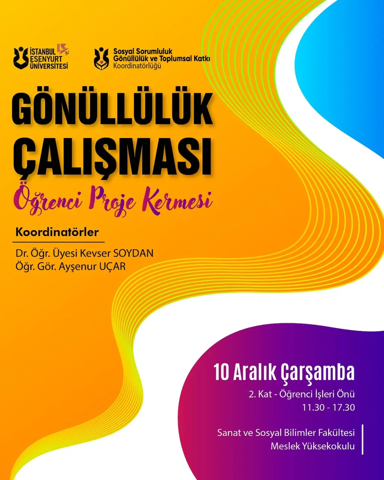 İstanbul Esenyurt Üniversitesi'nde Anlamlı Kermes: Öğrenciler Toplumsal Projelerini Sergiliyor İstanbul Esenyurt Üniversitesi'nde Anlamlı Kermes: Öğrenciler Toplumsal Projelerini Sergiliyor