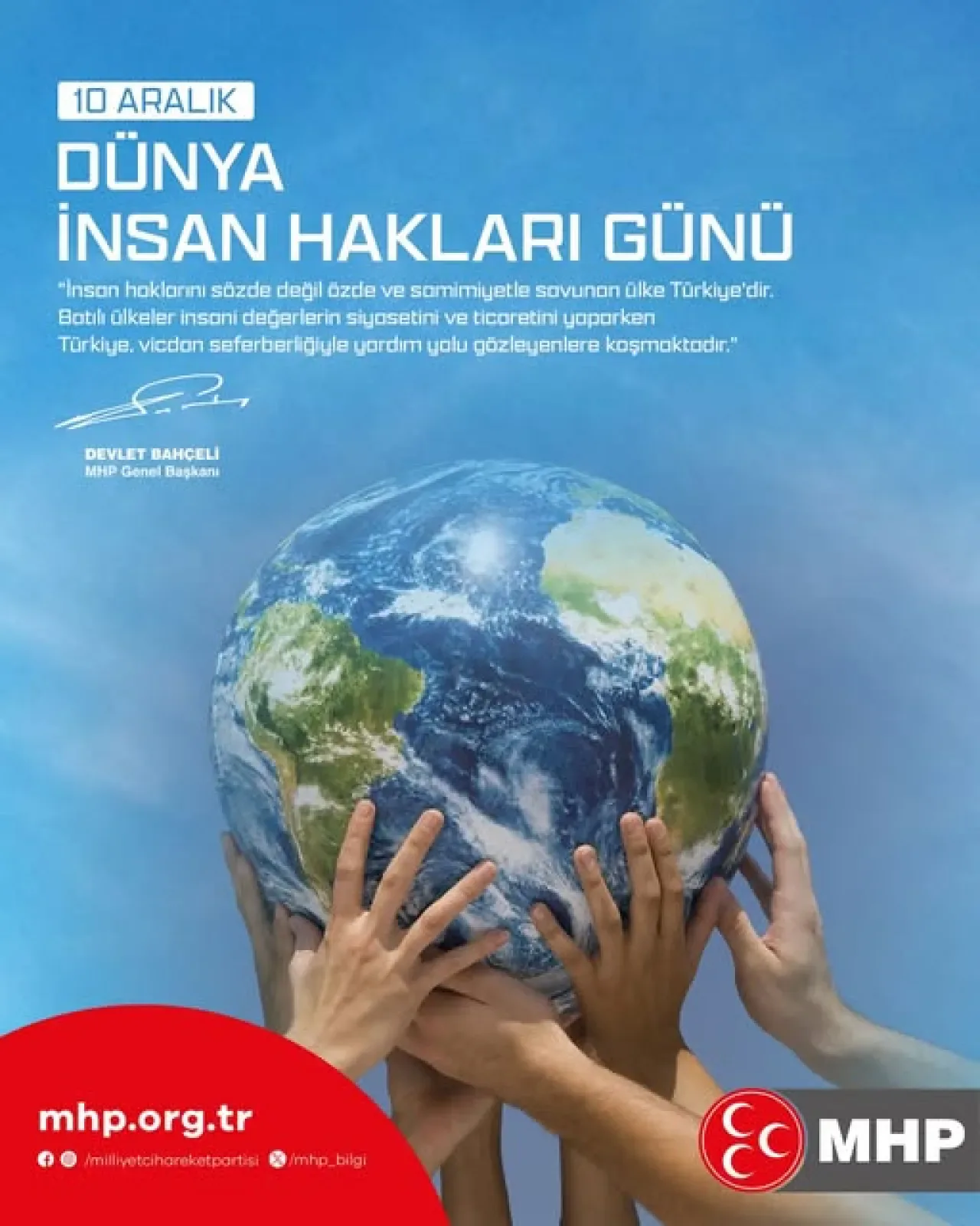 Etimesgut'ta Dünya İnsan Hakları Günü Mesajı Etimesgut'ta Dünya İnsan Hakları Günü Mesajı