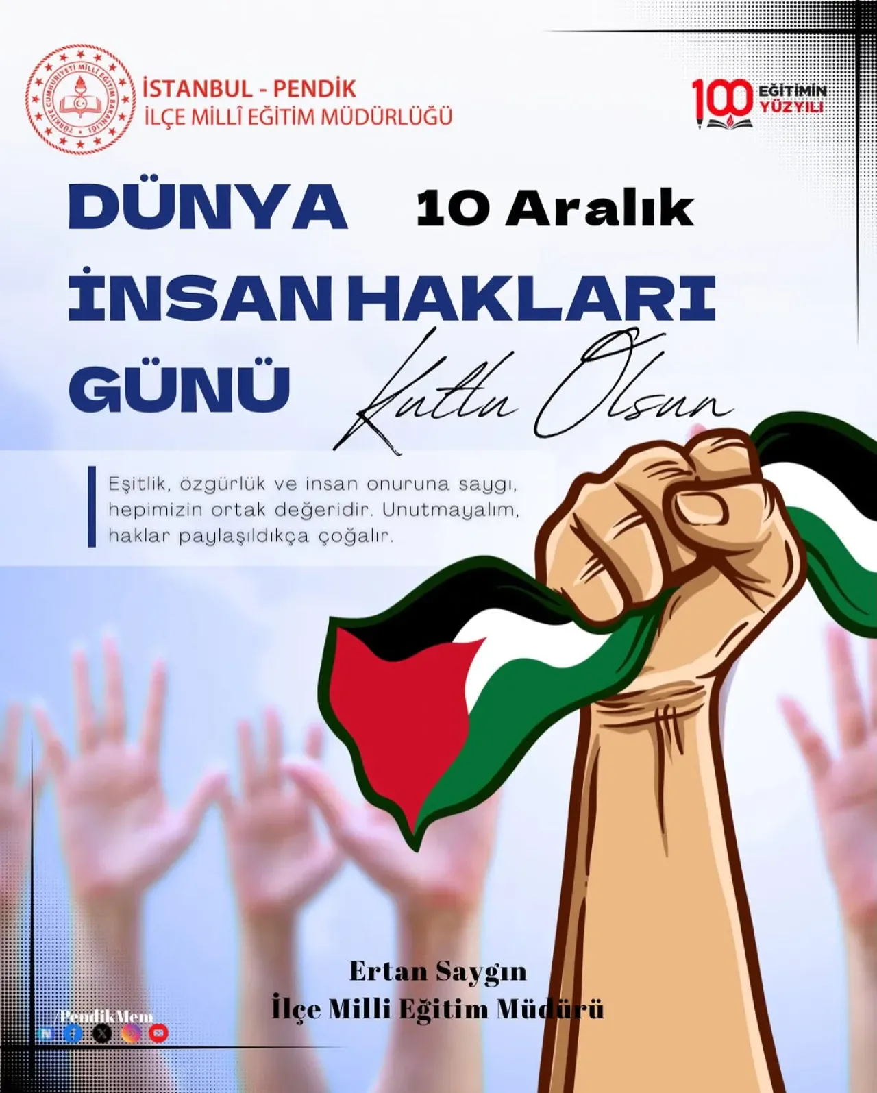 Pendik'te 10 Aralık Dünya İnsan Hakları Günü Kutlandı Pendik'te 10 Aralık Dünya İnsan Hakları Günü Kutlandı