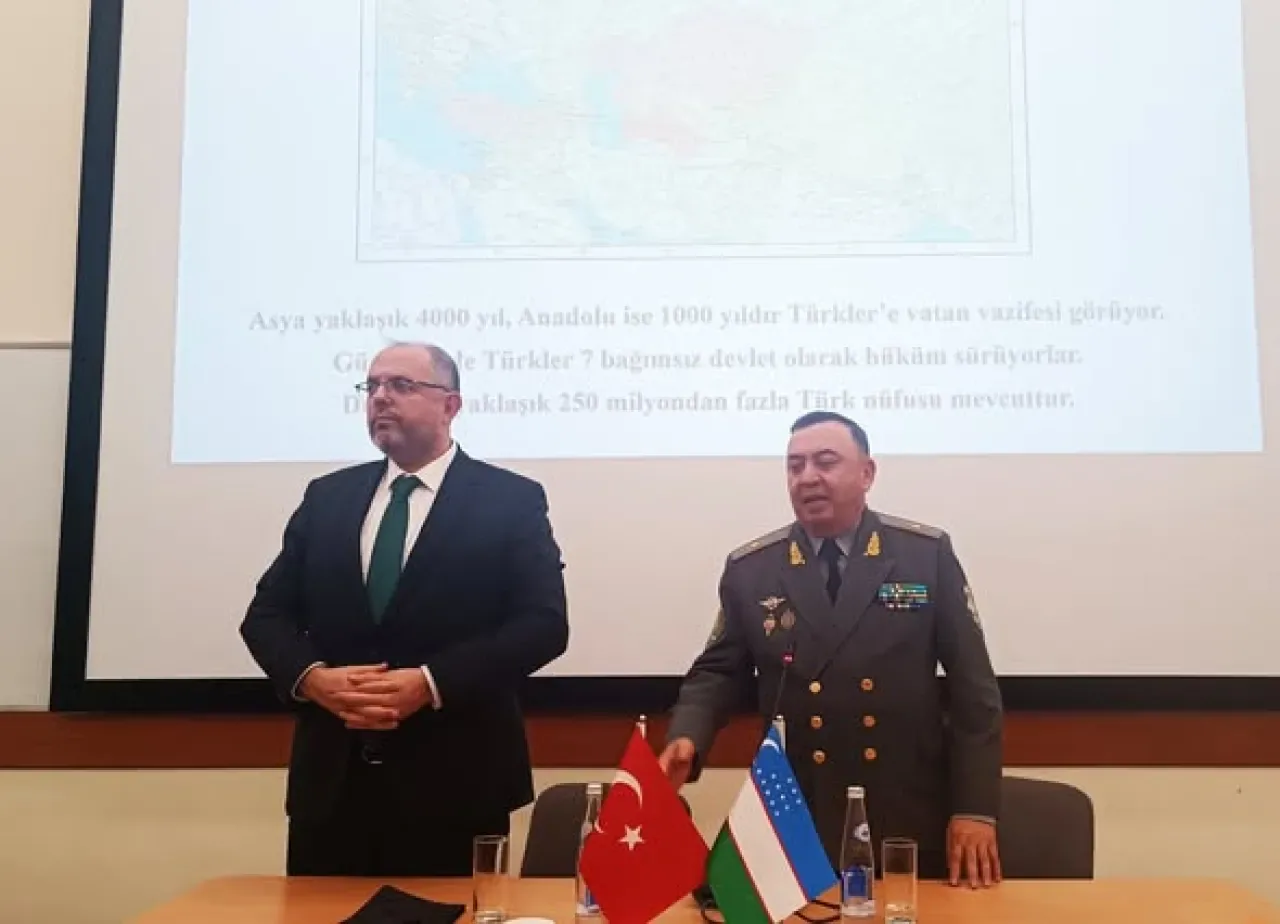 Milli Savunma Üniversitesi Rektörü Özbekistan'da Milli Savunma Üniversitesi Rektörü Özbekistan'da