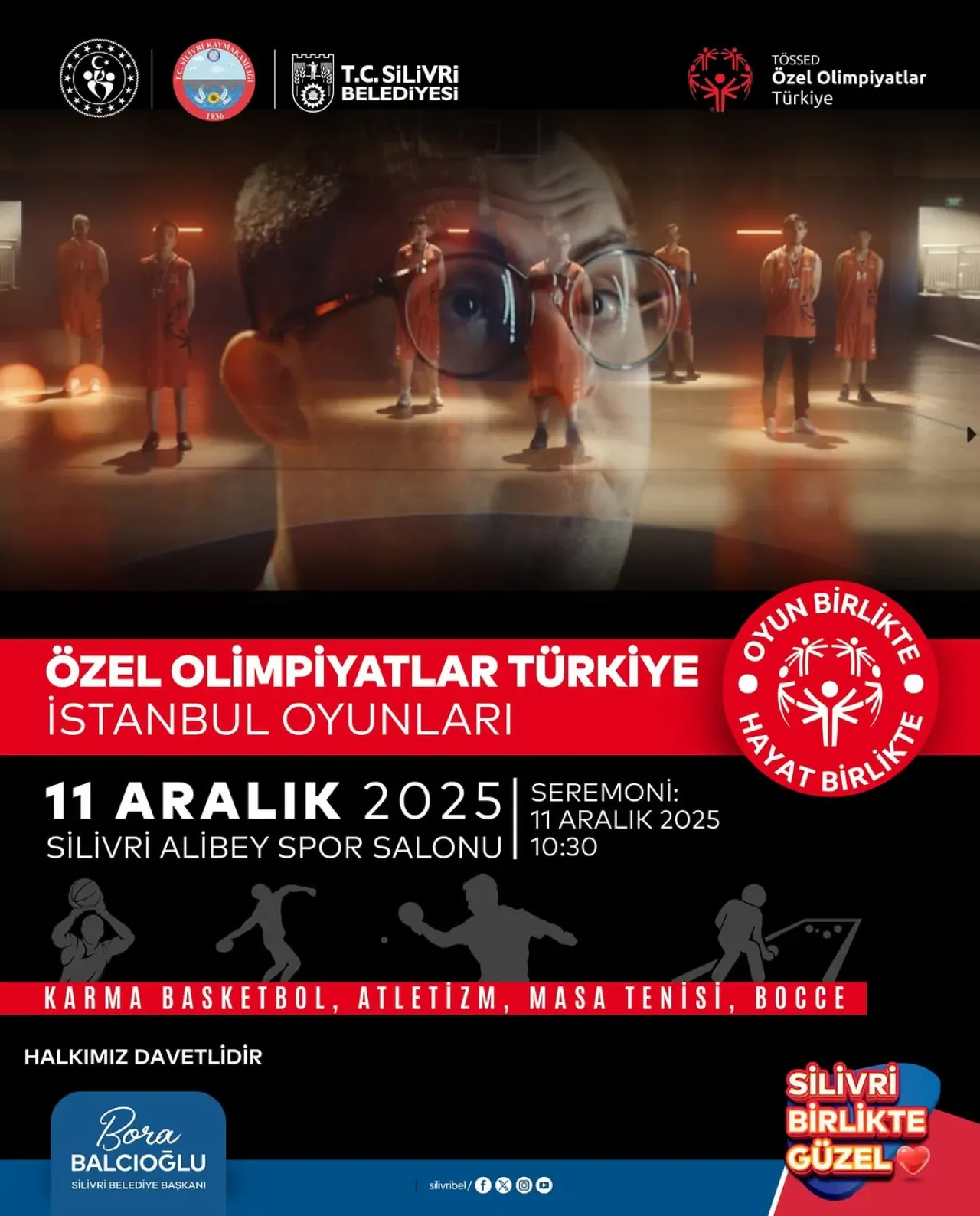 Silivri'de Özel Olimpiyatlar Coşkusu: 11 Aralık'ta Spor Salonu Buluşması Silivri'de Özel Olimpiyatlar Coşkusu: 11 Aralık'ta Spor Salonu Buluşması