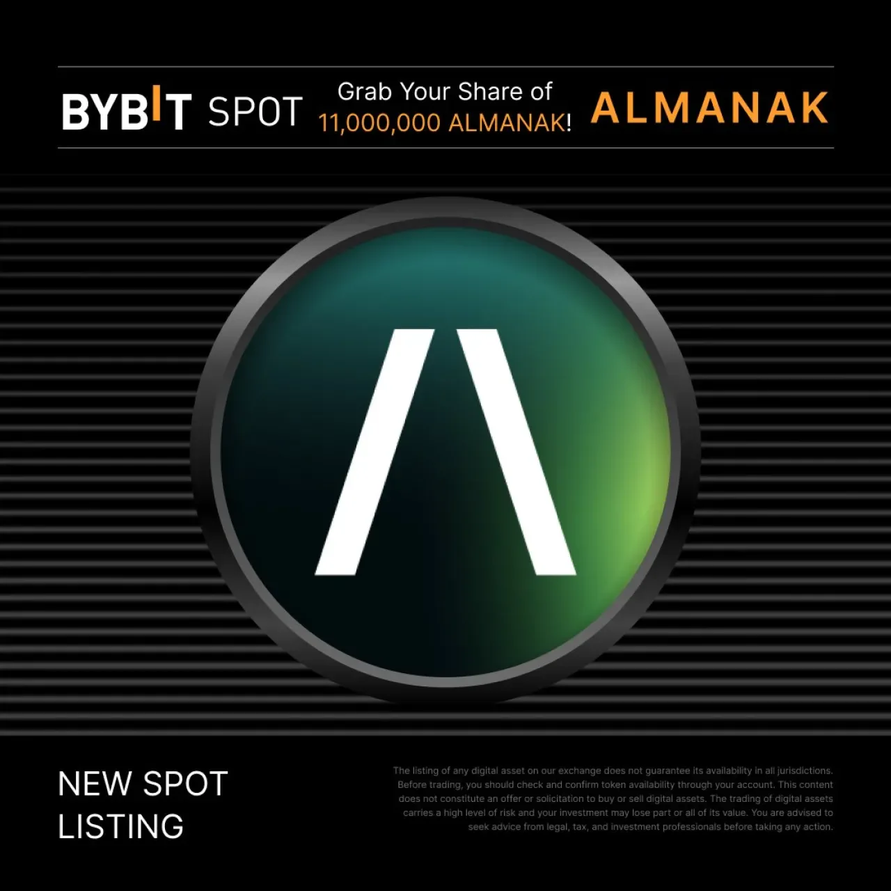 Bybit, Almanak Token Depositi ile 11 Milyon Tokenlik Ödül Havuzunu Duyurdu Bybit, Almanak Token Depositi ile 11 Milyon Tokenlik Ödül Havuzunu Duyurdu