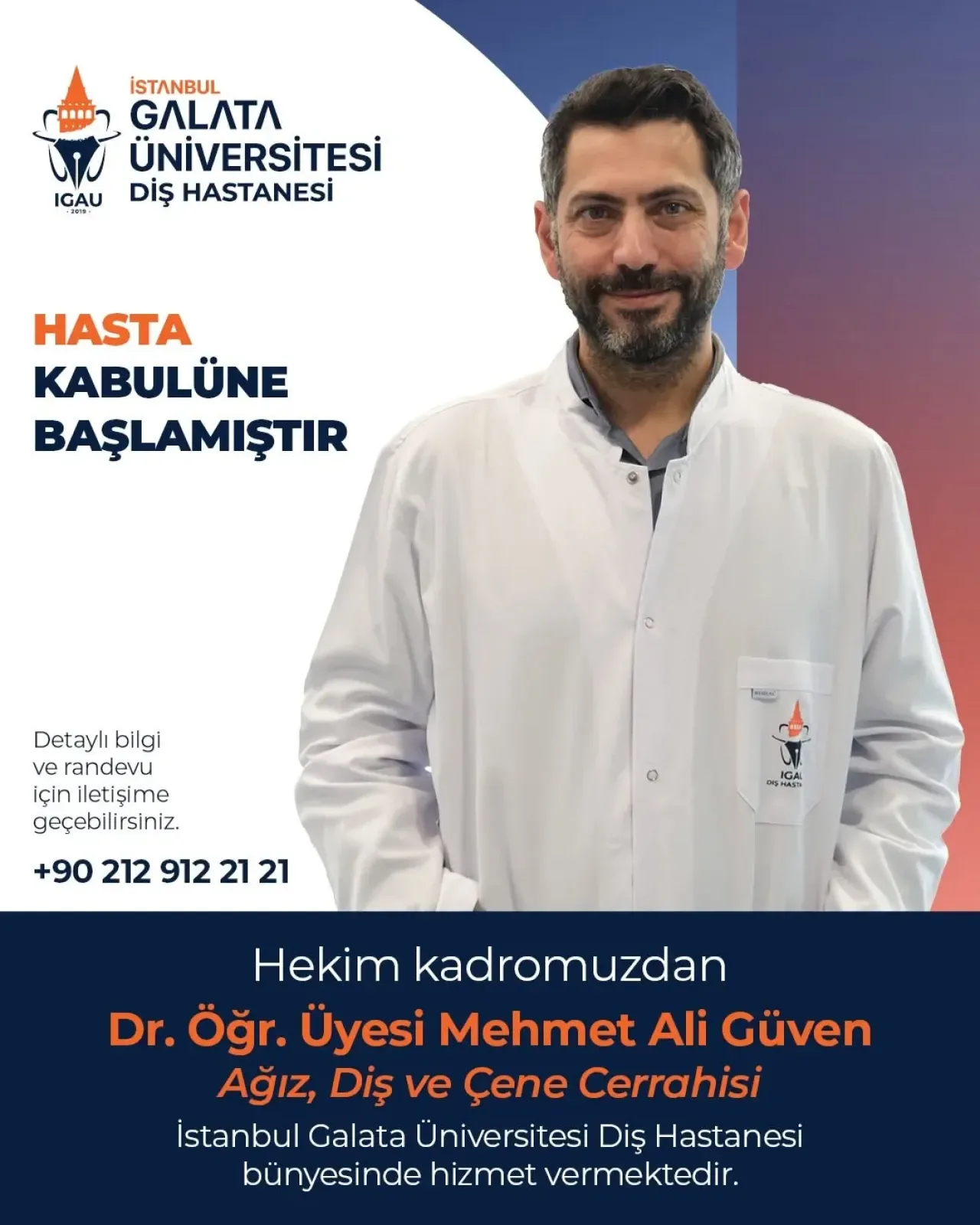 İstanbul Galata Üniversitesi Diş Hastanesi'nde Yeni Akademisyen Hekim İstanbul Galata Üniversitesi Diş Hastanesi'nde Yeni Akademisyen Hekim