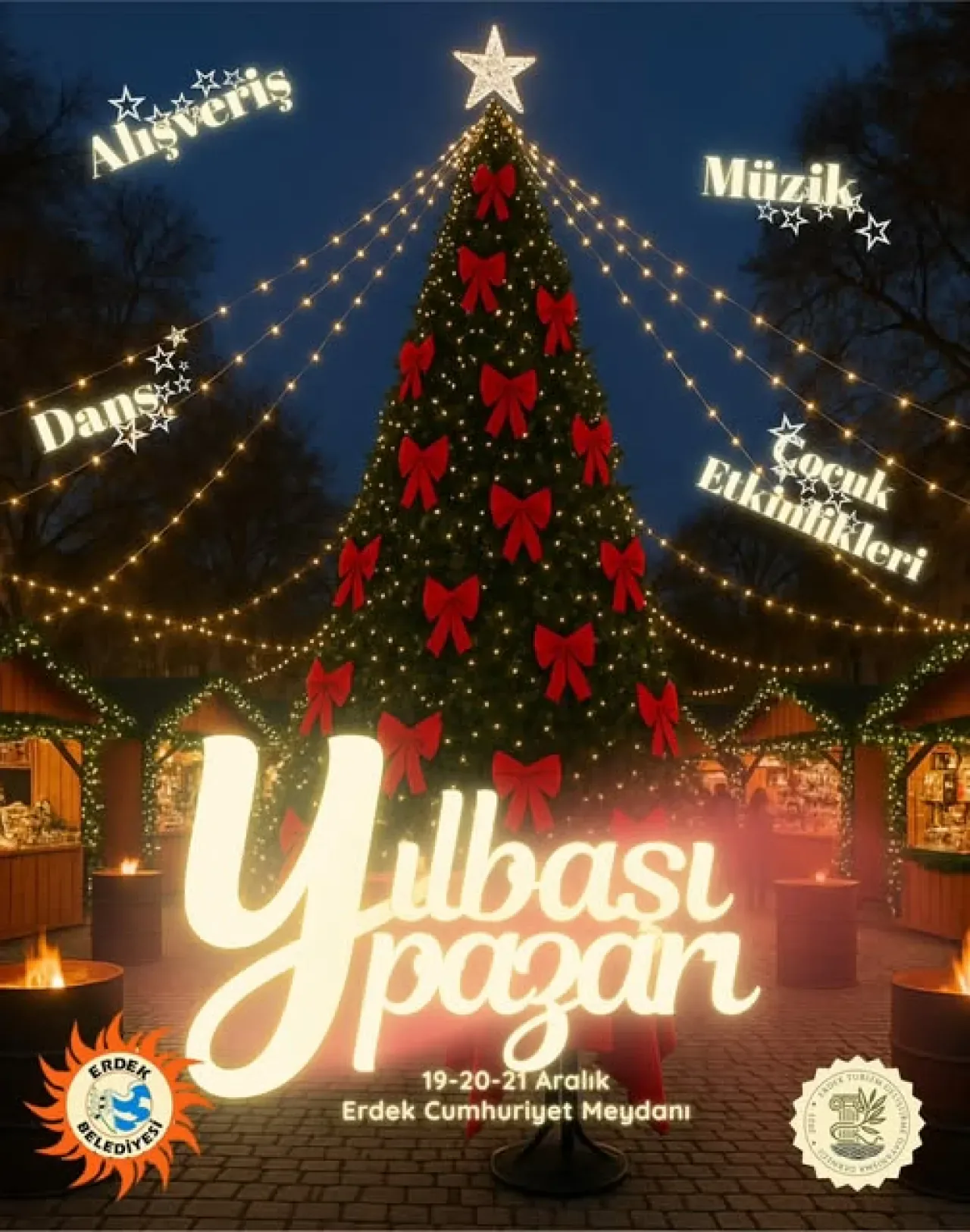 Erdek'te Yılbaşı Coşkusu: 19 Aralık'ta Yılbaşı Pazarı Açılıyor Erdek'te Yılbaşı Coşkusu: 19 Aralık'ta Yılbaşı Pazarı Açılıyor