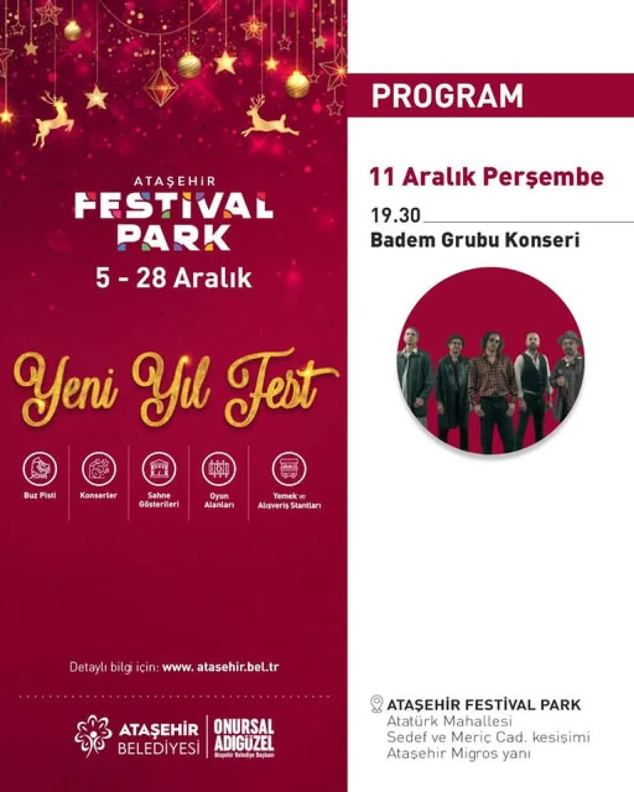Ataşehir Festival Park'ta Yeni Yıl Coşkusu Sürüyor Ataşehir Festival Park'ta Yeni Yıl Coşkusu Sürüyor