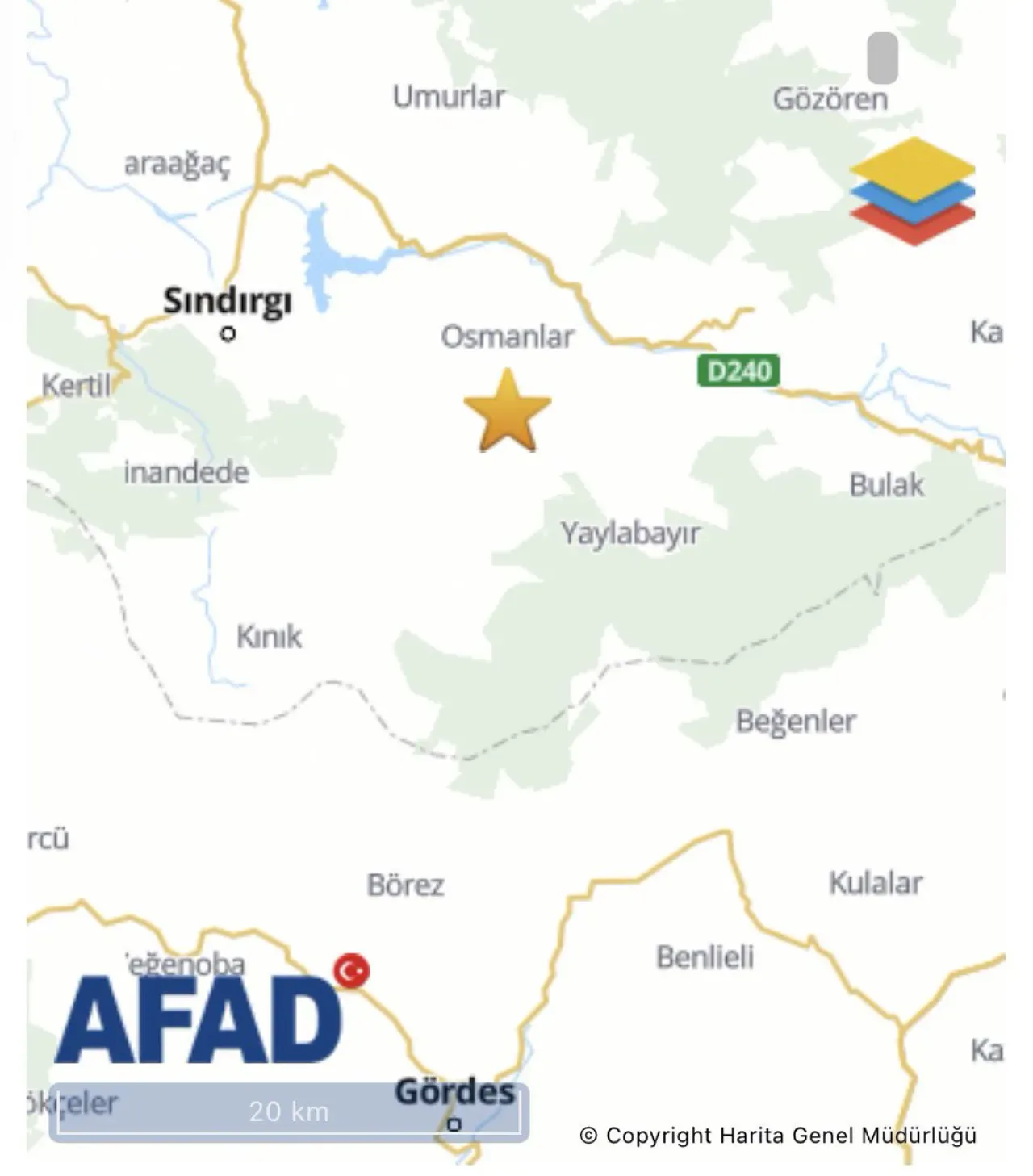 Balıkesir Sındırgı'da 4.9 Büyüklüğünde Deprem Balıkesir Sındırgı'da 4.9 Büyüklüğünde Deprem