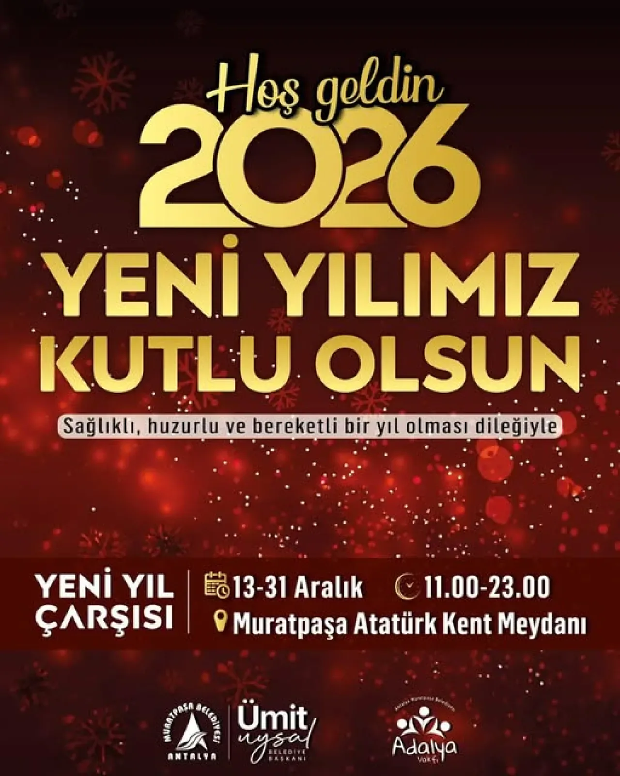 Antalya Muratpaşa'da Yeni Yıl Çarşısı Açılıyor Antalya Muratpaşa'da Yeni Yıl Çarşısı Açılıyor