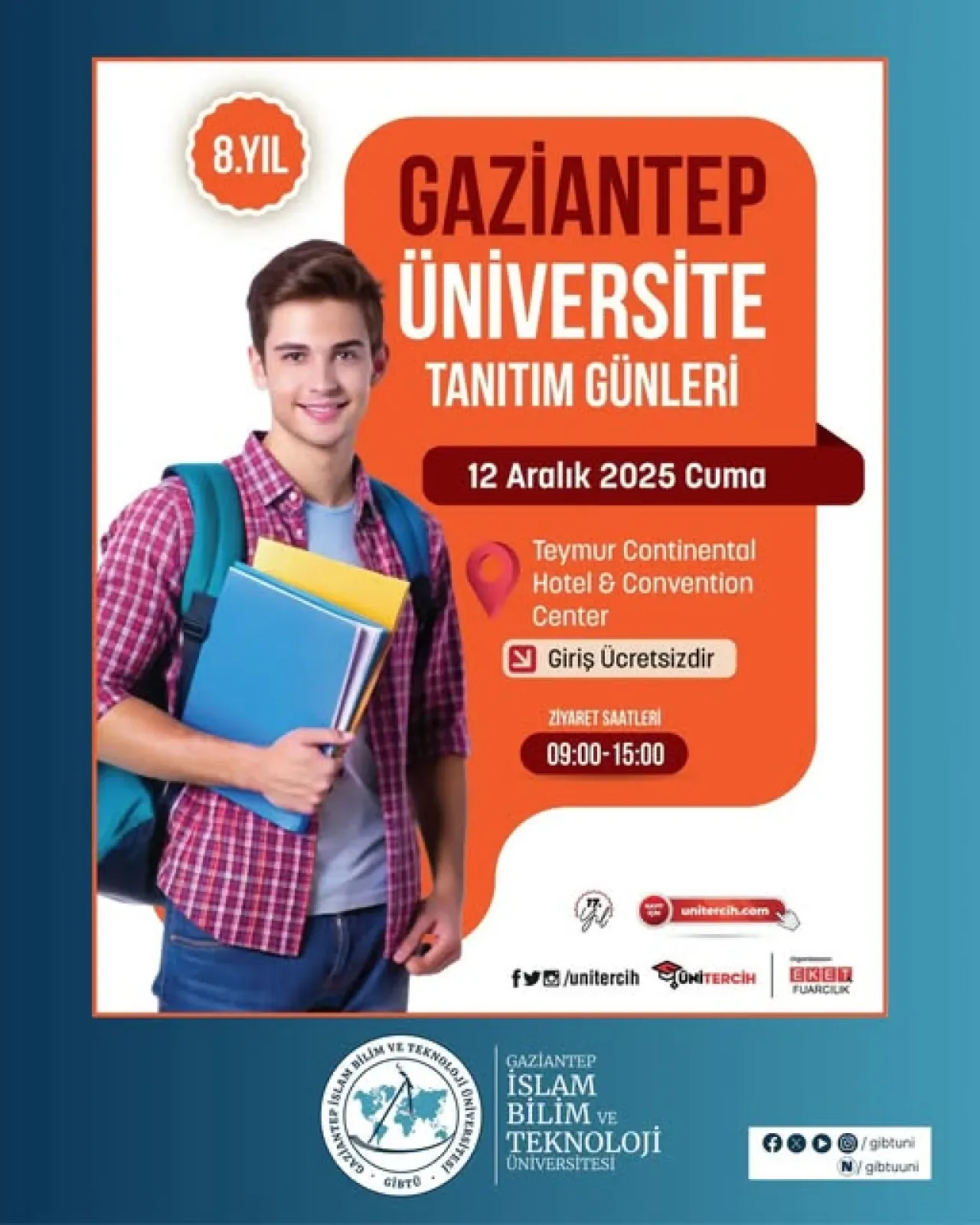 Gaziantep İslam Bilim ve Teknoloji Üniversitesi, Üniversite Adayları ile Buluşuyor Gaziantep İslam Bilim ve Teknoloji Üniversitesi, Üniversite Adayları ile Buluşuyor