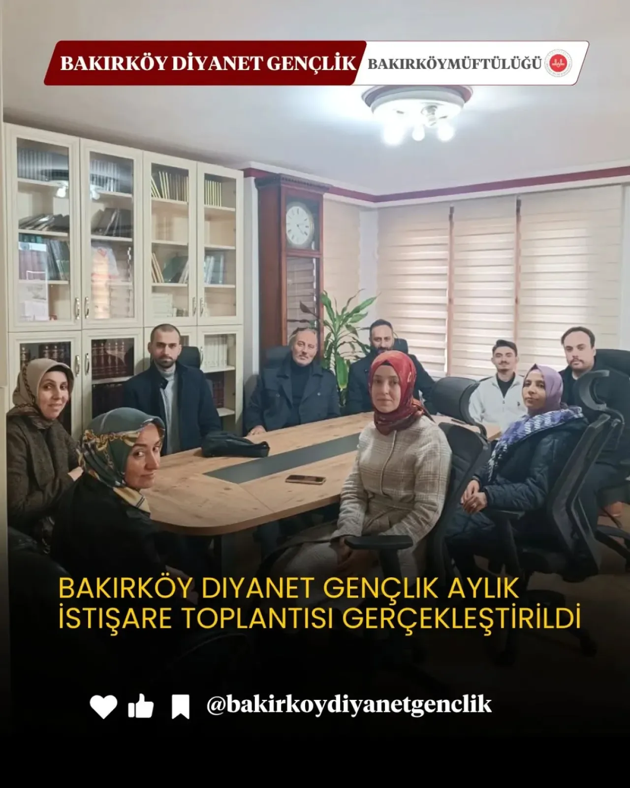 Bakırköy Diyanet Gençlik, Aylık İstişare Toplantısı ile Hizmetlerini Değerlendirdi Bakırköy Diyanet Gençlik, Aylık İstişare Toplantısı ile Hizmetlerini Değerlendirdi