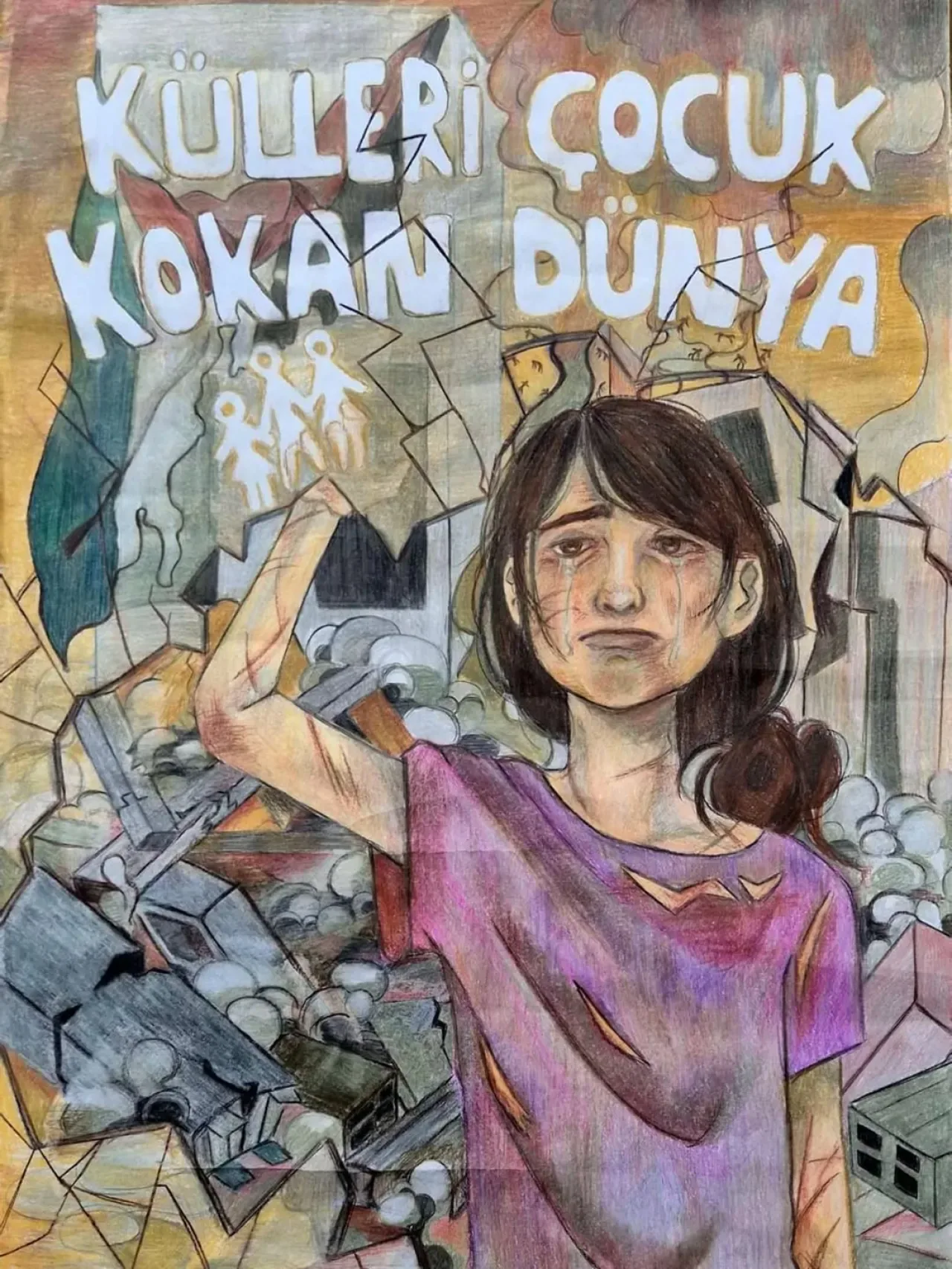 Tuzlalı Öğrenci Sümeyye Zehra Arslan, Gazze Temalı Resim Yarışmasında İstanbul İkincisi Oldu Tuzlalı Öğrenci Sümeyye Zehra Arslan, Gazze Temalı Resim Yarışmasında İstanbul İkincisi Oldu