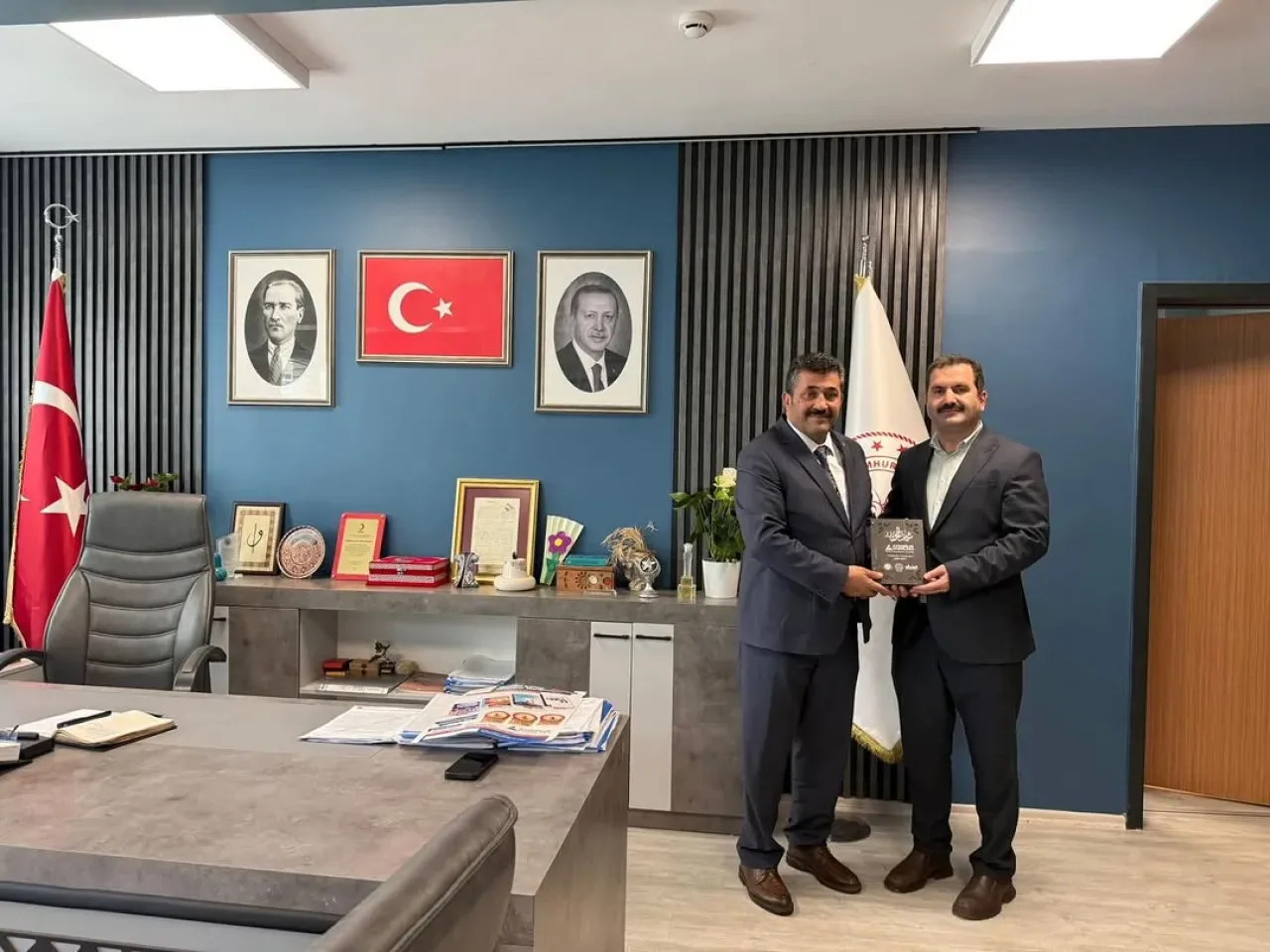 Kâğıthane İlçe Milli Eğitim Müdürü Yusuf IRMAK Başkanlığındaki Heyeti Ağırladı Kâğıthane İlçe Milli Eğitim Müdürü Yusuf IRMAK Başkanlığındaki Heyeti Ağırladı