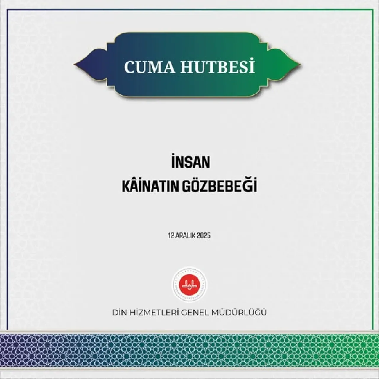 İnsan, Kainatın Gözbebeği Olarak Anıldı İnsan, Kainatın Gözbebeği Olarak Anıldı