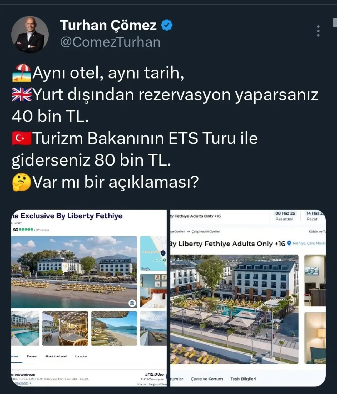 Turizmde Fiyat Farkı Skandalı: Yerli Turist Yabancıdan Pahalıya Tatil Yapıyor Turizmde Fiyat Farkı Skandalı: Yerli Turist Yabancıdan Pahalıya Tatil Yapıyor