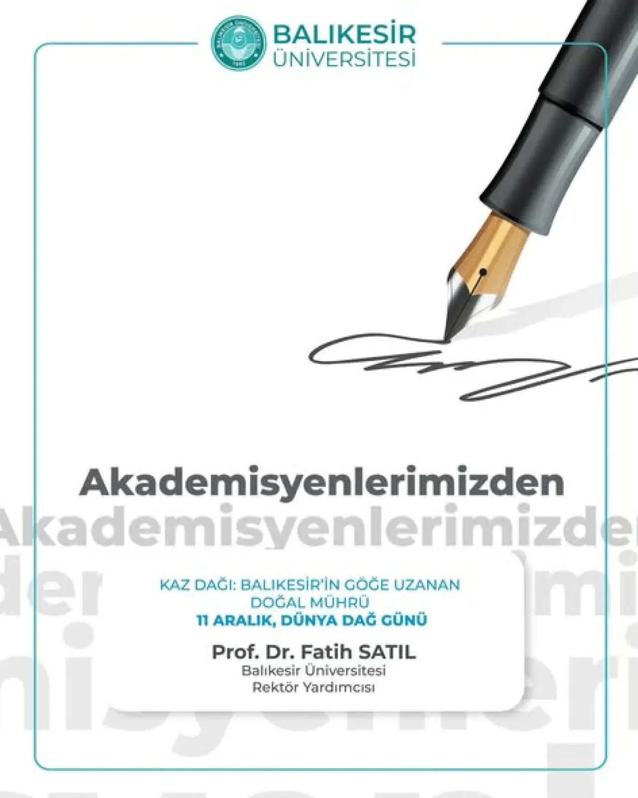 Kaz Dağı, Balıkesir'in Göğe Uzanan Doğal Mührü Olarak Anılıyor Kaz Dağı, Balıkesir'in Göğe Uzanan Doğal Mührü Olarak Anılıyor