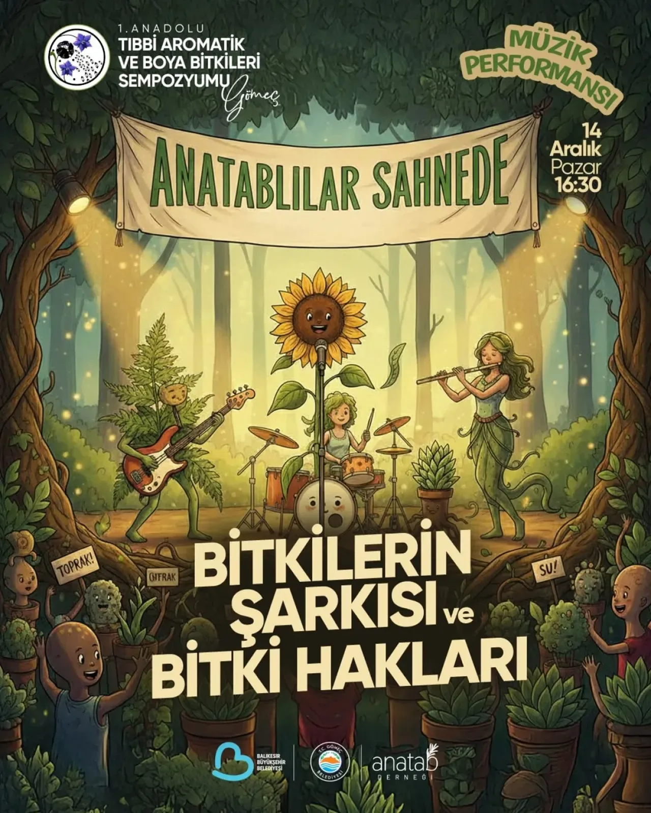 Gömeç'te Bitki Hakları Müzikle Buluşuyor: "Bitkilerin Şarkısı" Sahnelenecek Gömeç'te Bitki Hakları Müzikle Buluşuyor: "Bitkilerin Şarkısı" Sahnelenecek