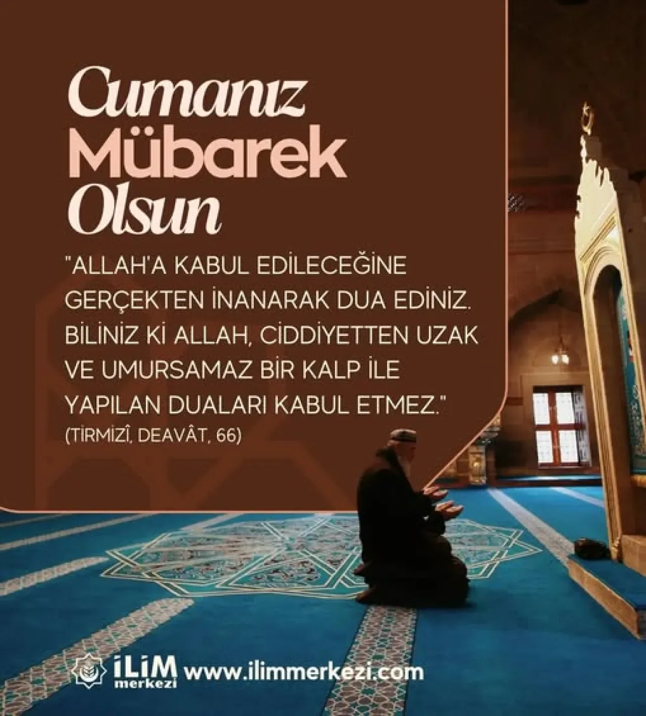 Başakşehir İlim Merkezi'nden Cuma Duası Uyarısı Başakşehir İlim Merkezi'nden Cuma Duası Uyarısı