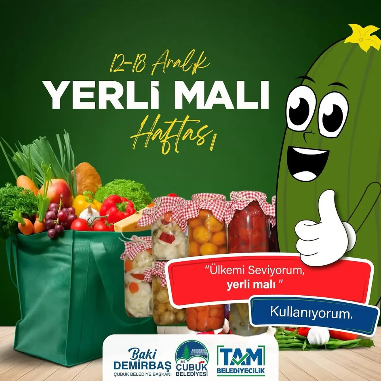 Çubuk'ta Yerli Malı Haftası Coşkusu: Yerli Üretim ve Tutum Vurgusu Çubuk'ta Yerli Malı Haftası Coşkusu: Yerli Üretim ve Tutum Vurgusu