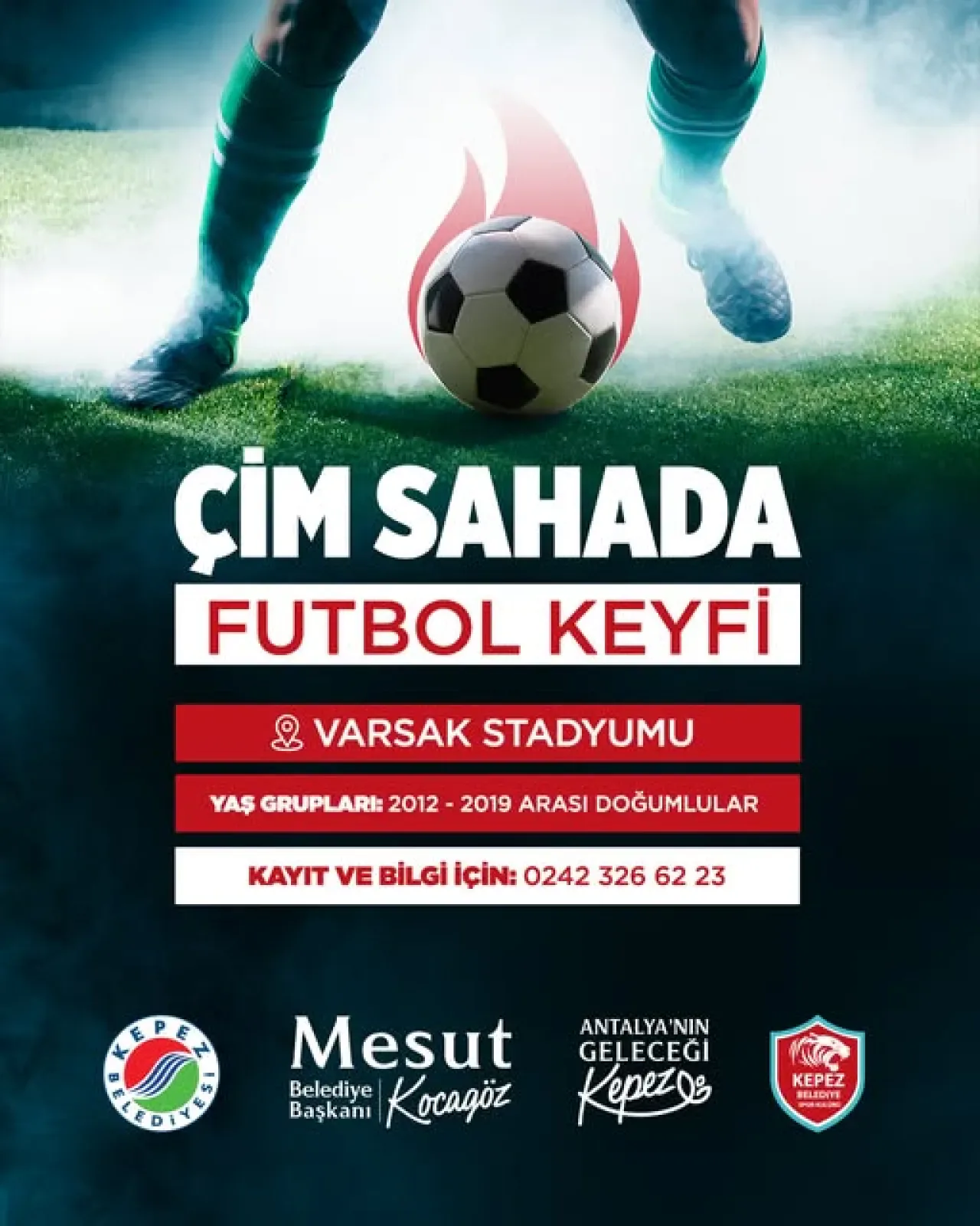 Kepez'de Genç Yetenekler Çim Sahada Futbol Eğitimi Alacak Kepez'de Genç Yetenekler Çim Sahada Futbol Eğitimi Alacak