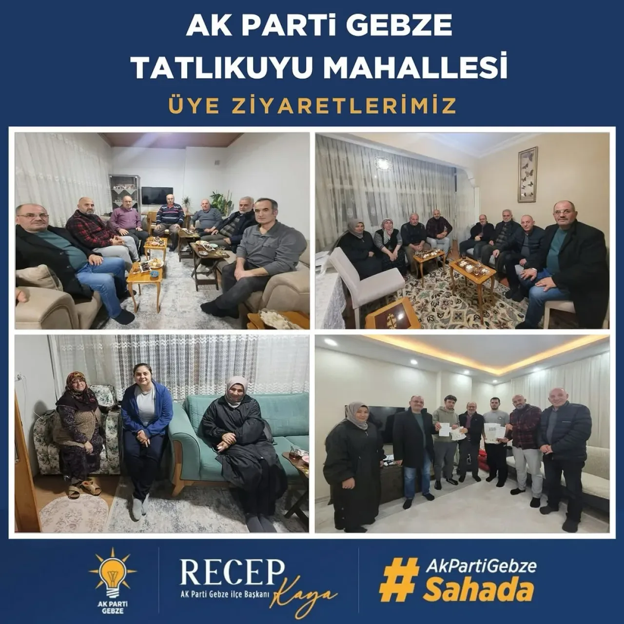 AK Parti Gebze, Mahalle Mahalle Üye Ziyaretlerini Sürdürüyor AK Parti Gebze, Mahalle Mahalle Üye Ziyaretlerini Sürdürüyor