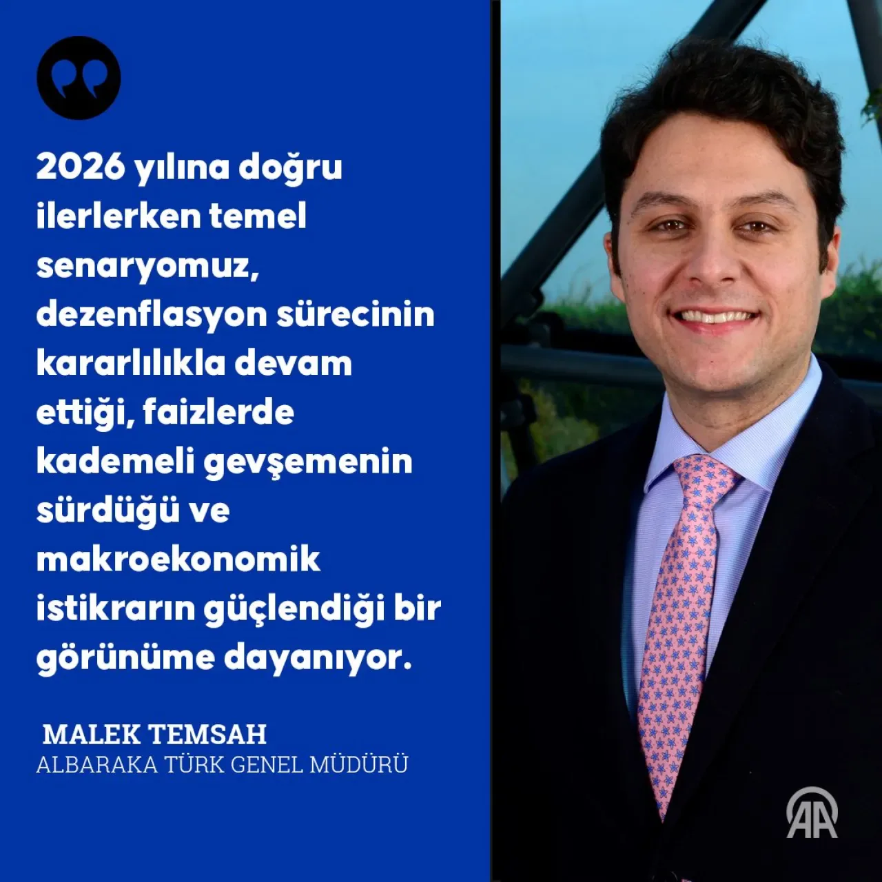 Albaraka Türk Genel Müdürü Temsah: Faizlerde Kademeli Gevşeme Beklentisi Albaraka Türk Genel Müdürü Temsah: Faizlerde Kademeli Gevşeme Beklentisi