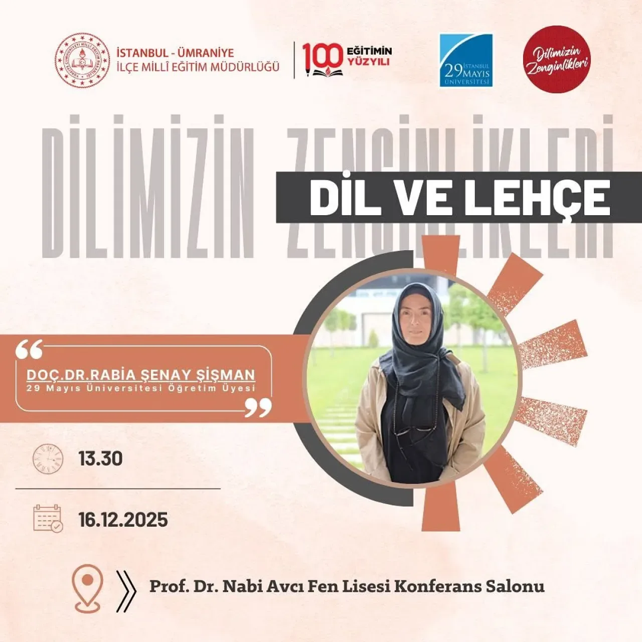 Ümraniye'de Öğrenciler İçin "Dil ve Lehçe" Söyleşisi Düzenleniyor Ümraniye'de Öğrenciler İçin "Dil ve Lehçe" Söyleşisi Düzenleniyor