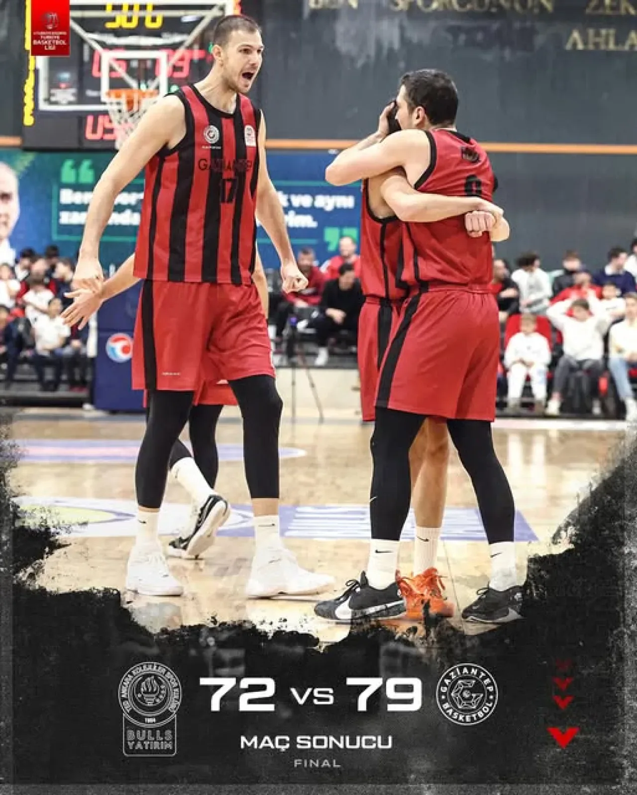 Gaziantep Basketbol, TED Ankara Kolejliler'i 79-72 Mağlup Etti Gaziantep Basketbol, TED Ankara Kolejliler'i 79-72 Mağlup Etti
