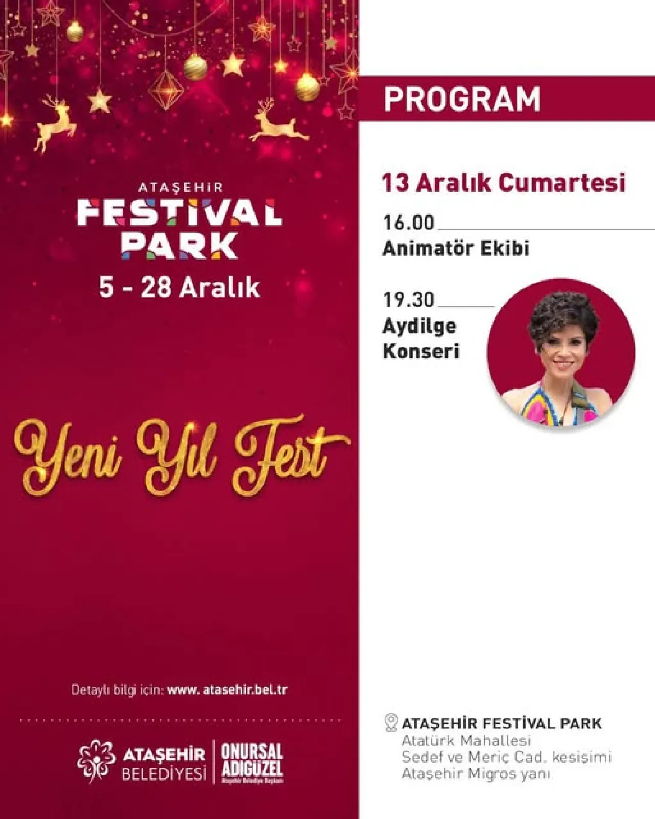Ataşehir Festival Park'ta Yeni Yıl Coşkusu Devam Ediyor Ataşehir Festival Park'ta Yeni Yıl Coşkusu Devam Ediyor